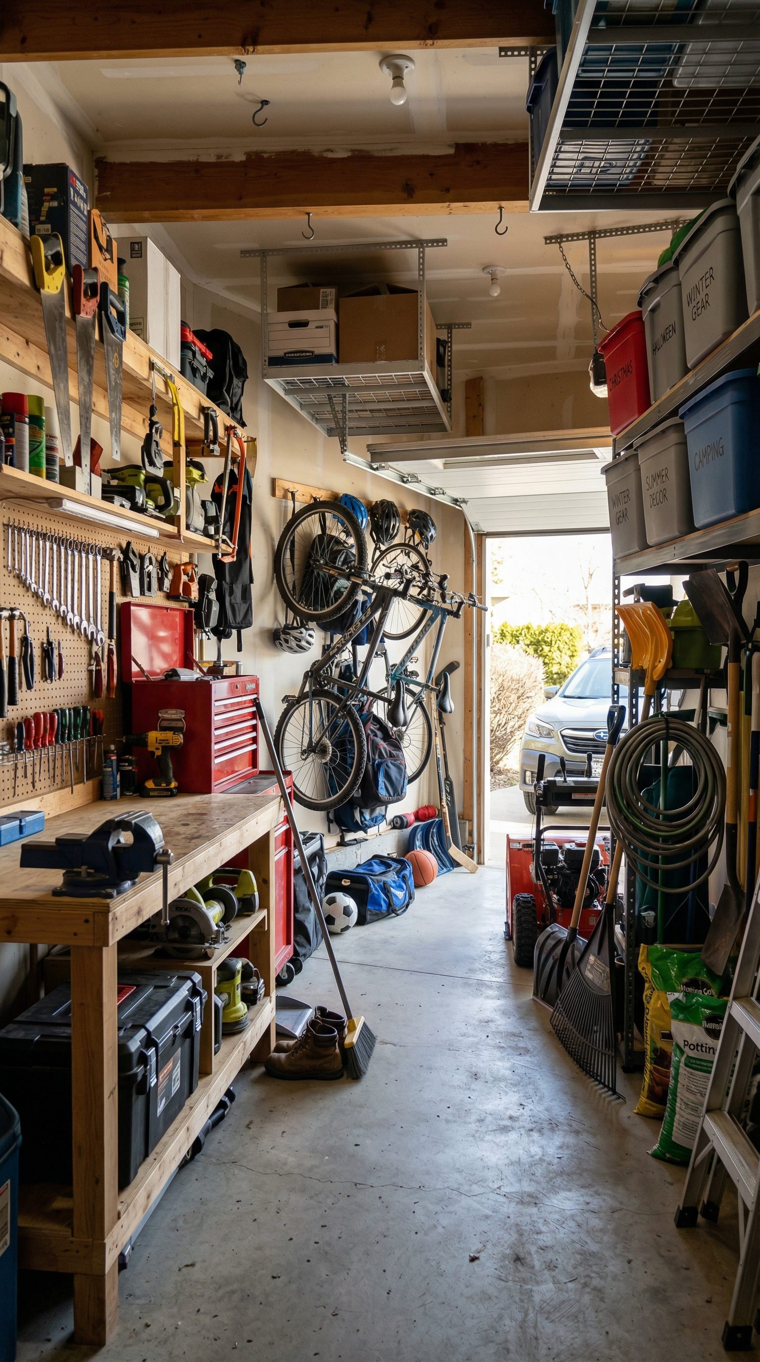 Decluttering garage in Los Angeles